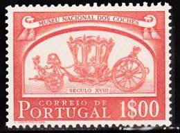 PORTUGAL - 1952,  Museu Nacional Dos Coches.    1$00   ** MNH  MUNDIFIL  Nº 745 - Neufs