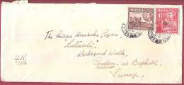 B0163 MALTA  KGVI Cover Valetta To UK With - Malte (...-1964)