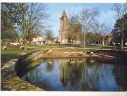 ASSIER. - L'Eglise Et Le Plan D'Eau. CPM - Assier