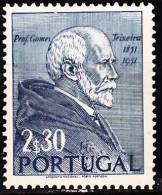 PORTUGAL - 1952,  1.º Centenário Do Nascimento Do Prof. Doutor Gomes Teixeira.    2$30  (*) MNG  MUNDIFIL  Nº 754 - Neufs