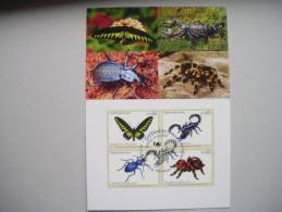 UNO-Wien 588/91 Maximumkarte MK/MC Nr. 100, Gefährdete Arten 2009, Insekten - Maximum Cards