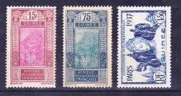 Guinée N°96 - 107 - 124 Neufs Sans Gomme  (3 Valeurs) - Unused Stamps
