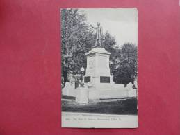Rotograph --- Tiffin Ohio  Wm H Gibson Monument Undivded Back ------ Ref 870 - Other & Unclassified