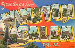 ETATS-UNIS - Greetings From WINSTON SALEM - Winston Salem