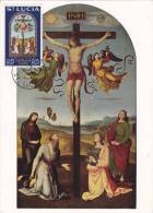 Carte-Maximum SAINTE LUCIE N° Yvert 231 (RAPHAEL - Christ) Obl Sp 1968 - St.Lucia (1979-...)