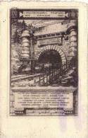Cartolina Incisione Celebrazione Cinquantenaria Del Traforo Del Cinisio 1921 - Andere & Zonder Classificatie