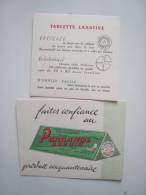 Buvards Pharmacie Laxatif Purganol Veines Foie Obésité Lot De 2 - Colecciones & Series