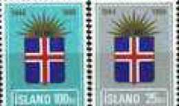 Ijsland Islande 1969 Yvertn° 385-86 *** MNH Cote 8,75 Euro - Neufs