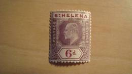 St. Helena  1908  Scott  #58  MH - Sint-Helena