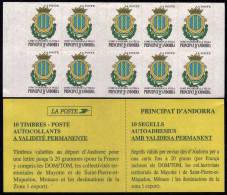 Andorre Français  2000 - Yvert Nr. C10 (528) - Michel Nr. MH 0-10 (547) - Postzegelboekjes