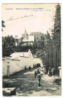 Postkaart / Carte Postale "Linkebeek - Serres Du Château Et Vue De L'Eglise" - Linkebeek