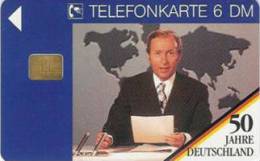 Germany - O 789, 50 Jahre Deutschland: Mr.Tagesschau - Karl-Heinz Köpke, 3300ex, 5/95, Mint - O-Series : Customers Sets