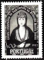 PORTUGAL - 1953,  5.º Centenário Do Nascimento Da Princesa Santa Joana. 1$00  (*) MNG  MUNDIFIL  Nº 784 - Neufs