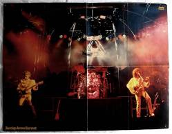 Musik Poster  - Barclay James Harvest -  Rückseitig Louis De Funes  -  Ca. 57 X 44 Cm  -  Von Pop-Rocky  Ca. 1980 - Posters