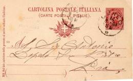 1894  CARTOLINA CON ANNULLO CUNEO - Interi Postali