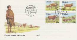 Ciskei 1987 Cattle FDC - Ciskei