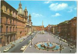 Italy, Rome, Roma, Piazza Navona, 1960s Used Postcard [13802] - Lugares Y Plazas