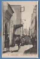 - JUDAISME -- Casablanca - Une Rue Du Quartier Juif - Non Carte Au Dos - Giudaismo
