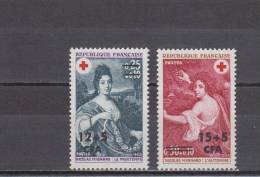 Réunion YT 388/9 ** : Croix-Rouge , Mignard - 1969 - Ongebruikt