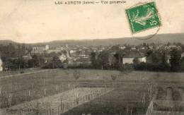 CPA- LES ABRETS(38) - Vue Générale Sur Le Village Et Jardins - Les Abrets