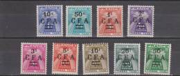 Réunion YT Taxe 36/44 ** : Type Gerbe - 1949 - Timbres-taxe