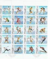 JO 102 - FUJEIRA Feuille De 20 Timbres Diff. Jeux Olympiques De Munich 1972 Oblitérés - Fudschaira