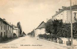 CPA- LES ABRETS(38) - La Route De Lyon - Les Abrets