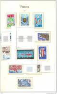 FRANCE ANNEE COMPLETE 1977 Sur Feuilles LEUCHTTURM Tous ** MNH .  (361Q) - 1970-1979