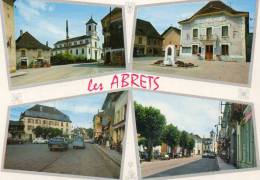 CPSM- LES ABRETS(38) - Carte Multi-Vues - Les Abrets