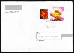 ALLEMAGNE GERMANY - Abeille - Bee - Abeja - Biene - Circulated Cover To Algeria - Lettre - Abeilles