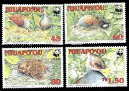 (005) Niuafo'ou  Birds / Oiseaux / Vögel / Vogels / WWF  ** / Mnh  Michel 233-36 - Tonga (1970-...)