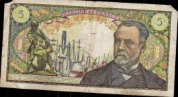 TRES BEAU BILLET DE 5 FRCS PASTEUR DATE DU 8.01.1970 - 5 F 1966-1970 ''Pasteur''