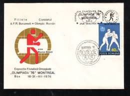 BOX SPECIAL COVER OLYMPIC GAMES  MONTREAL 1976 ROMANIA - Ete 1976: Montréal