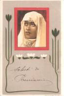 67054) Cartolina Che Raffigura Una Donna Indiana - Unclassified