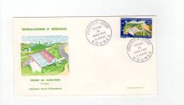 FDC Nouvelle Calédonie - Piscine Du Ouen Toro - Obl  Du 05/06/67 (1er Jour) - Gebruikt