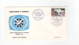 FDC Nouvelle Calédonie - Année Internationale Du Tourisme - Obl  Du 19/06/67 (1er Jour) - Gebruikt