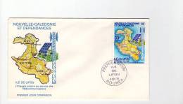 FDC Nouvelle Calédonie - Ile De Lifou - Obl  Du 09/12/78 (1er Jour) - Usati