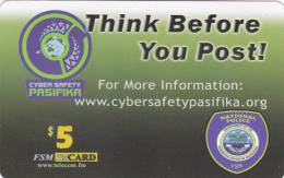 Micronesia, FSM-R-063, Think Before You Post!, 2 Scans. - Micronésie