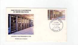 FDC Nouvelle Calédonie - Centrale électronique E.10B - Obl  Du 24/04/85 (1er Jour) - FDC