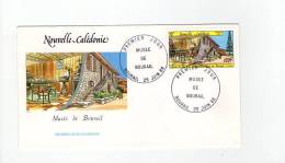 FDC Nouvelle Calédonie - Musée Du Bourail - Obl  Du 25/06/88 (1er Jour) - FDC