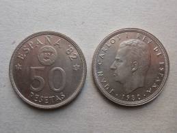 SPAGNA ESPANA SPAIN SPANIEN 2 MONETE DA  50 PESETAS 1980 - 50 Peseta