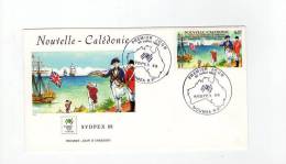 FDC  Nouvelle Calédonie - SYDPEX 1988 - Philip Aperçoit La Boussole Et L'Astrolabe - Obl  Du 30/07/88 (1er Jour) - FDC