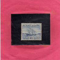 KUWAIT 1959 DHOW BOAT SAMBUCO BARCA TRADIZIONALE A VELA ARABA MNH - Koweït