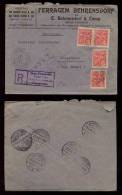 Brazil Brasilien 1924 R-Brief Mit Deutschen R-Stempel - Covers & Documents