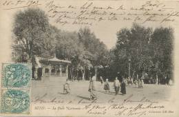 Setif   La Place Nationale Kiosque A Musique Ecrite 1903 - Sétif