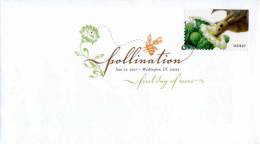 Env. Premier Jour Avec Timbre Et Illust. "Pollinisation" Et Oblit. PJ Washington 29.06.2007 - 2001-2010