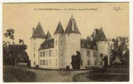 THAUMIERS  -  Vue Générale Sur Le Château, Façade Sud-ouest -   Ed. EMB, N° 12 - Thaumiers