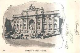 67083)  Fontana Di Trevi - Cartolina Viaggiata Il 24/9/1901 - Fontana Di Trevi