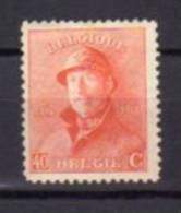BELGIQUE      Neuf *    Y. Et T.   N° 173      Cote: 6,50 Euros - 1919-1920  Cascos De Trinchera