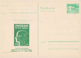 D.D.R.  1984  ESPERANTO  POSTCARD  MNH - Esperanto